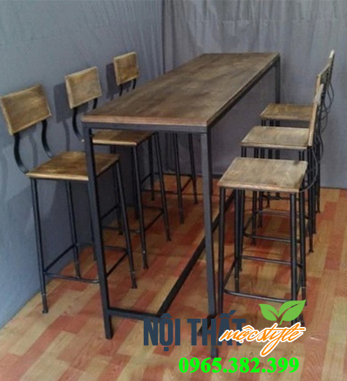 noithatmocstyle.vn-Bàn ghế bar phong cách Vintage đẹp