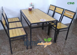 Mẫu bàn ghế CF65 dành riêng cho nhà hàng, quán nhậu quán bia...