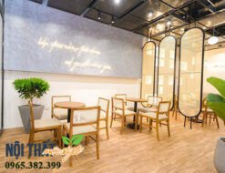 Không gian trở nên hiện đại hơn với mẫu bàn ghế cafe CF61 tựa đan mây độc đáo