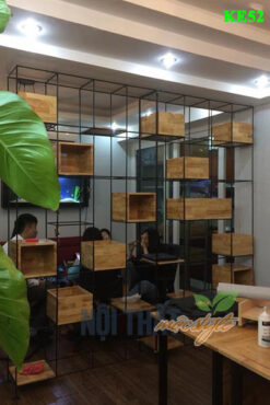 Kệ trang trí KE52 siêu đẹp điểm tô không gian quán