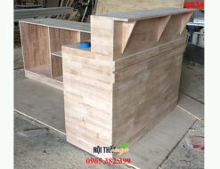 noithatmocstyle.vn-Quầy bar cafe QB34 giá rẻ từ thanh pallet gỗ thông