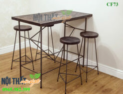noithatmocstyle.vn-Bàn ghế bar cafe CF73 đẹp, độc đáo, giá rẻ