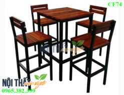 noithatmocstyle.vn-Bàn ghế bar cafe CF74 bền, đẹp, giá rẻ