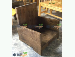 Ghế cafe gỗ GCF10 với phong cách Vintage - nội thất Mộc Style