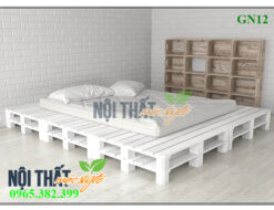 Giường pallet GN12 đẹp giá rẻ nhất Hà Nội-noithatmocstyle.vn