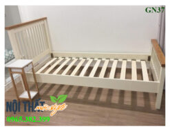 Giường pallet Gn37, giường đơn 1m2x1m9 đẹp, giá rẻ