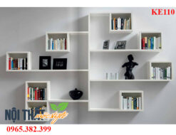 Kệ treo tường KE110 cho phòng khách, kệ trang trí quán cafe, quán trà sữa đẹp