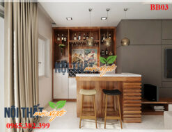 Quầy bar bếp BB03 đẹp mộc mạc, giá rẻ nhất