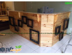 Quầy bar QB10 đẹp, thiết kế dành riêng cho quán cafe, trà sữa