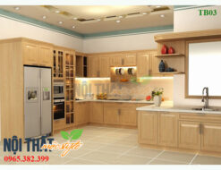 noithatmocstyle.vn-Tủ bếp gỗ thông TB03
