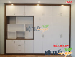 noithatmocstyle.vn-Tủ quần áo TG03 gỗ thông giá rẻ, đẹp hiện đại