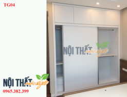 noithatmocstyle.vn-Tủ quần áo TG04, tủ quần áo cửa lùa đẹp, giá rẻ