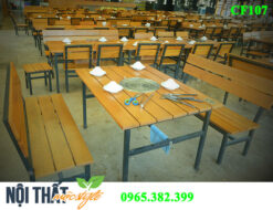 Bàn ghế lẩu nướng CF107 giá rẻ