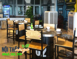 Bàn ghế nướng thùng phuy TP22 với kích thước bàn ghế bar đẹp độc đáo, sang trọng với giá rẻ nhất