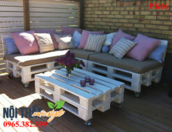 mẫu Bàn ghế phòng khách đẹp tinh tế với phong cách Scandinavian-Sofa gỗ giá rẻ