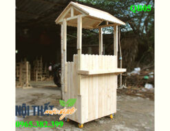 Mẫu Quầy bar QB05 từ pallet gỗ thông tái chế đẹp, chất lượng cao với giá siêu rẻ-noithatmocstyle.vn
