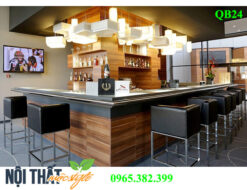 Mẫu Quầy bar nhà hàng QB24 đẹp hiện đại, sang trọng giá cực tốt