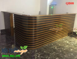 Quầy bar cafe QB08 đẹp sang trọng cho quán cafe, nhà hàng, spa chuyên nghiệp