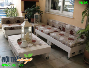 bàn ghế phòng khách giá rẻ, mẫu sofa palelt gỗ đẹp