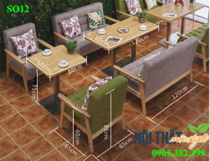 Kích thước bàn ghế cafe tiêu chuẩn