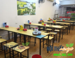 Bàn ghế cho quán phở mã CF70