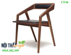 Ghế cafe Katakana sử dụng chất liệu gỗ cao su tự nhiên , mặt nệm simili siêu êm, siêu sang