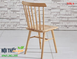Ghế nan gỗ Nika thiết kế hiện đại, dáng gọn, chắc chắn, bền đẹp