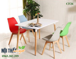 bàn ghế ăn hiện đại eames CF26-noithatmocstyle.vn