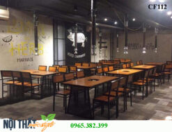 Bàn ghế lẩu nướng CF112