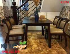 Bàn ghế ăn CF24 thiết kế thanh lịch, sang trọng điểm tô tổ ấm của bạn