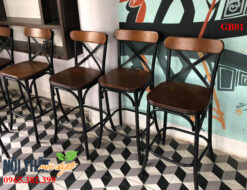 Ghế bar GB01 tựa lưng X hoài cổ