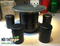 Bàn ghế lẩu nướng TP12 giá rẻ nhất tại Nội thất Mộc STyle