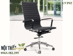 Ghế xoay văn phòng GVP02 mặt nệm da sang trọng