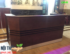 Quầy bar cafe QB48 đẹp mộc mạc ứng dụng cho quán cafe, nhà hàng, quán trà sữa....