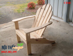 Mẫu ghế cafe gỗ CF60 từ pallet gỗ thông cực chất