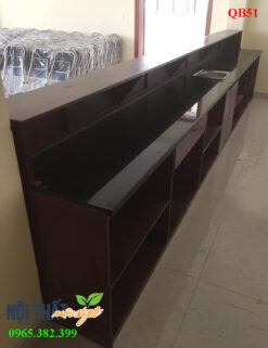 Mặt sau quầy bar cafe QB51