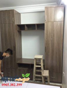 Dự án nội thất chung cư Long Biên đặt đóng sản phẩm theo yêu cầu