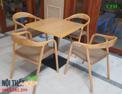 Bàn ghế cafe CF63 đẹp tinh tế và sang trọng, giá cực rẻ tại xưởng Mộc Style