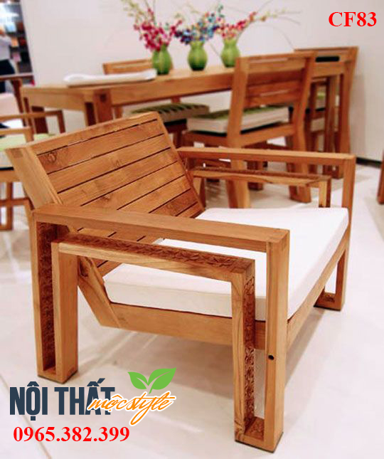 Ghế gỗ cafe: \