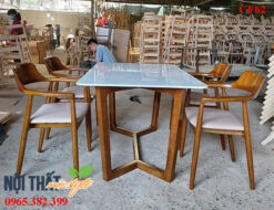 Ghế gỗ kết hợp bàn concord tạo nên siêu phẩmbàn ghế ăn hiroshima đẹp