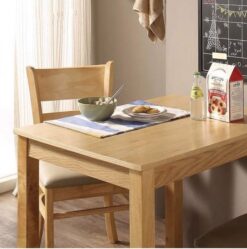 chi tiết bộ bàn ăn gổ cabin