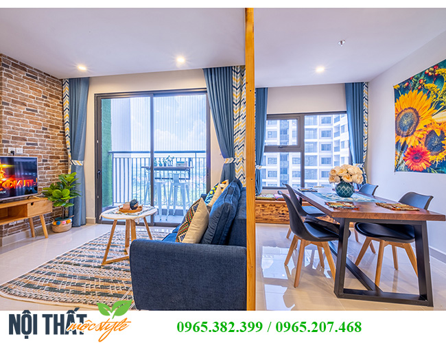 Thiết kế nội thất chung cư căn 2PN+1 dự án vinhomes oceanpark Thiết kế nội thất chung cư căn 2PN+1 dự án vinhomes oceanpark