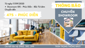 Chuyển địa điểm showroom