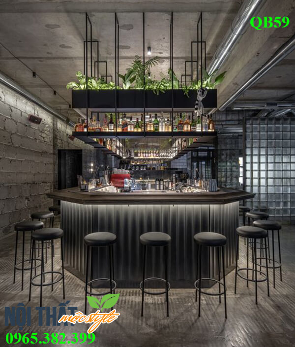 Gợi ý trang trí khu vực bar ấn tượng cho quán cafe, nhà hàng hút khách