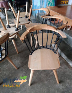 Ảnh sản xuất bàn ghế cafe, nhà hàng thực tế tại xưởng Mộc STyle