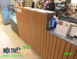 Quầy bar đẹp QB60 thiết kế giật cấp thú vị