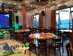 Bàn tròn Cabin NN01 làm nổi bật không gian nhà hàng của bạn