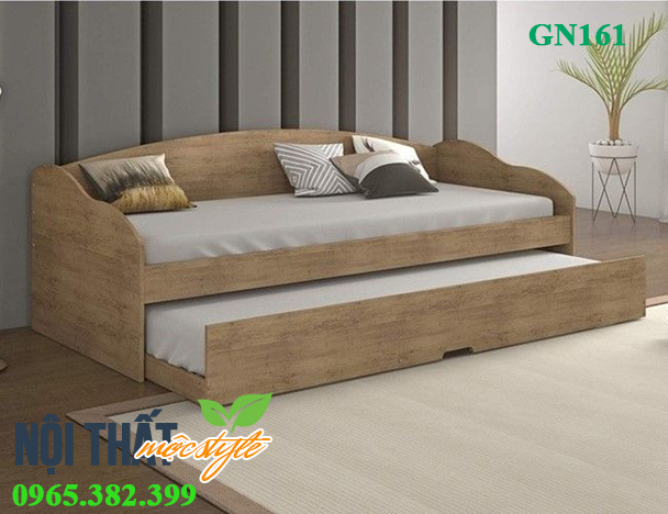 Giường ngủ 2 tầng 1m2 GN161 thông minh, tiện lợi, đa năng