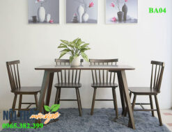 Bộ bàn ghế ăn BA04