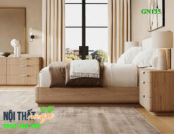 Giường gỗ sồi đẹp GN135